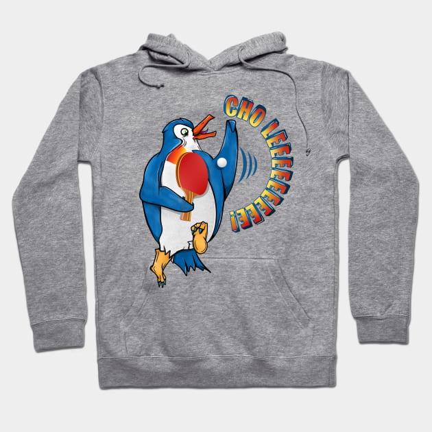 TABLE TENNIS CHO LE PENGUIN Hoodie by mailboxdisco